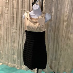 Black and gold/Tan Womens Dress